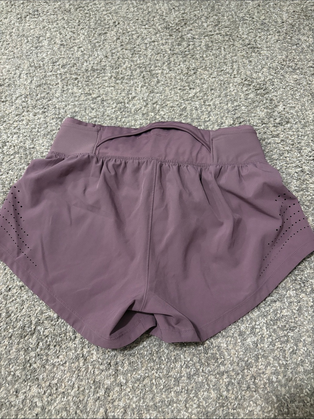 Under Armour Mauve High-Rise Athletic Shorts - Picture 2 of 2